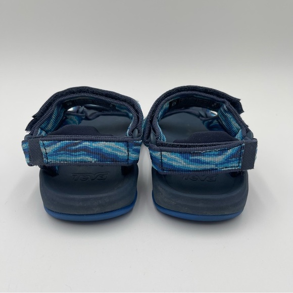 Teva Kid's 11 Hurricane XLT 2 Sandal Delmar Sea Blue Wave 1019390Y Waterproof - Picture 4 of 12